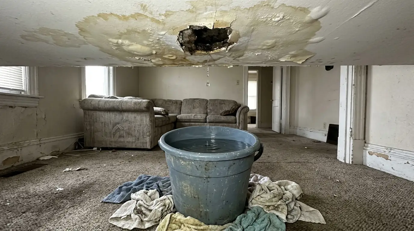 Water Leaking From the Apartment Above: What to Do First